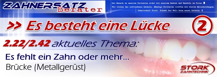 Es besteht eine Lücke